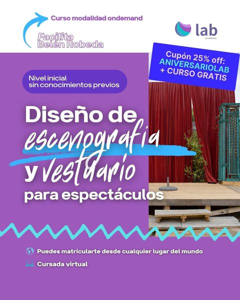 Curso Diseño de escenografia y vestuario para espectáculos
