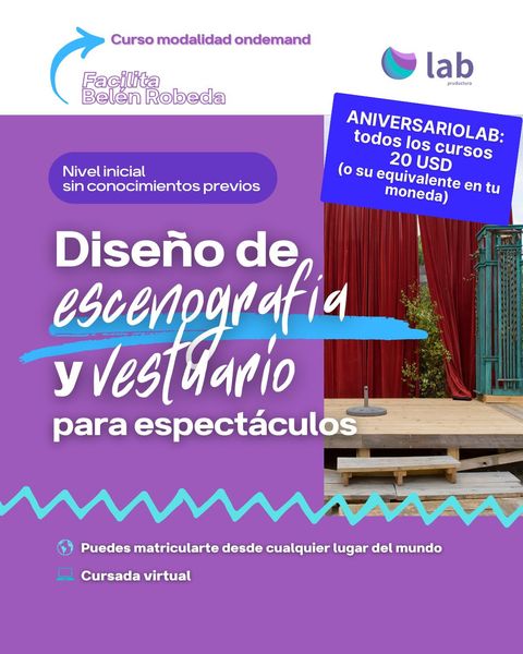 Curso Diseño de escenografia y vestuario para espectáculos