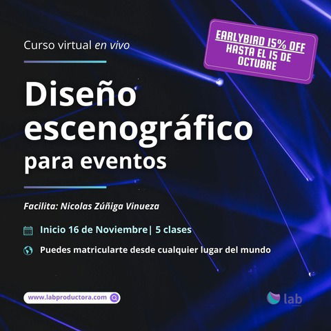 Diseño escenográfico para eventos