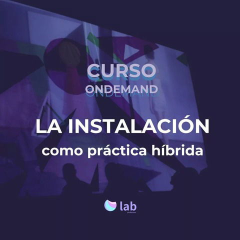 La instalación como práctica hibrida