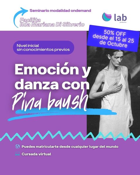 Seminario Emoción y danza con Pina baush