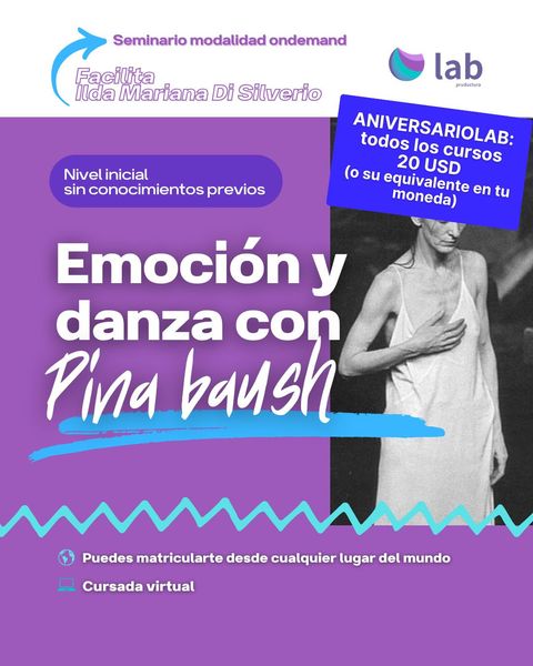 Seminario Emoción y danza con Pina baush