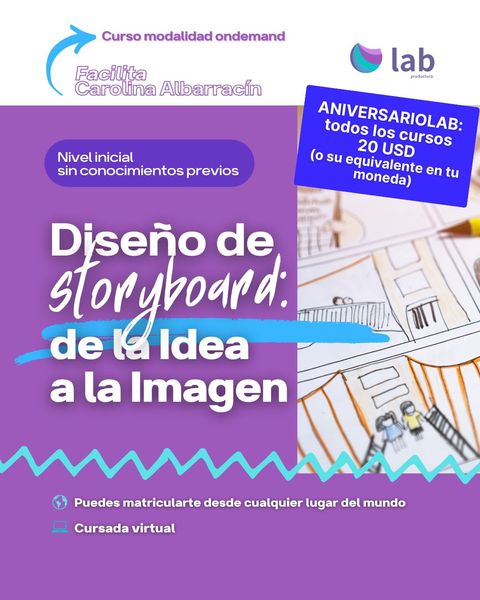 Curso Diseño de Storyboard: de la Idea a la Imagen