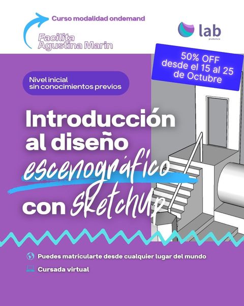 Curso Introducción al diseño escenográfico con Sketchup
