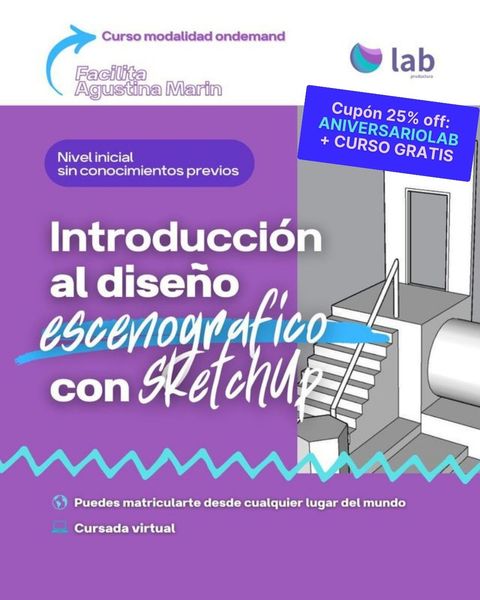 Curso Introducción al diseño escenográfico con Sketchup