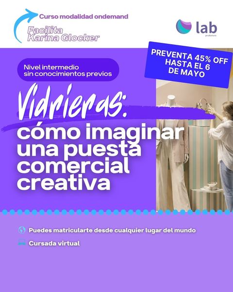 Seminario: vidrieras- cómo imaginar una puesta comercial creativa