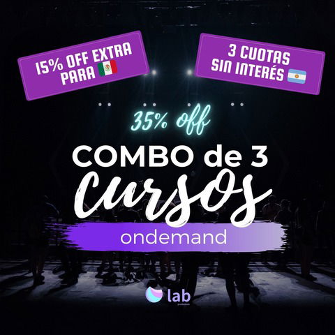 Combo 3 cursos ondemand a elección