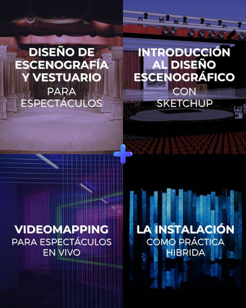 Combo iniciate en el diseño escénico