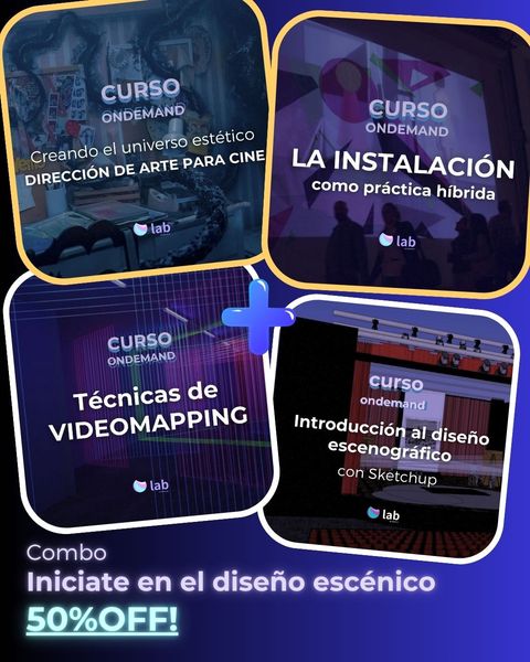 Combo iniciate en el diseño escénico