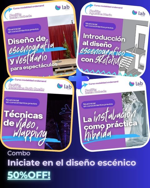 Combo iniciate en el diseño escénico