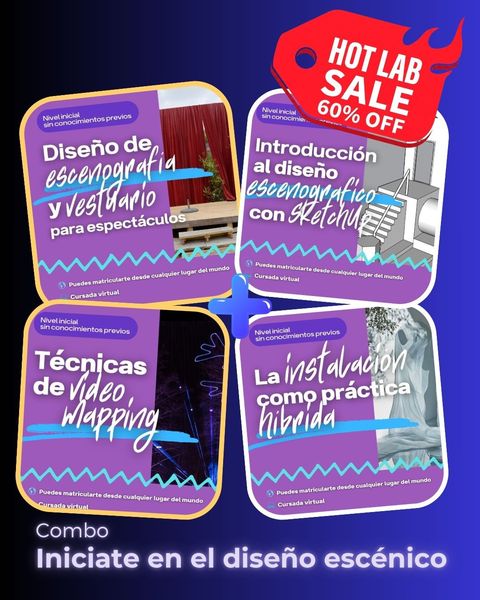 Combo iniciate en el diseño escénico