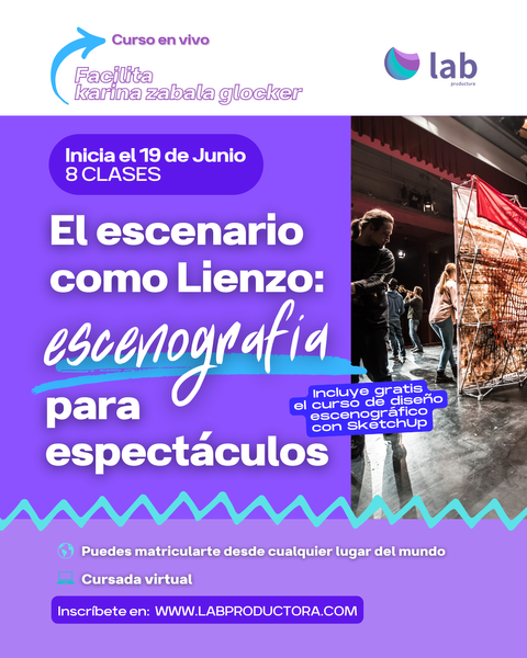 El escenario como lienzo: escenografía para espectáculos