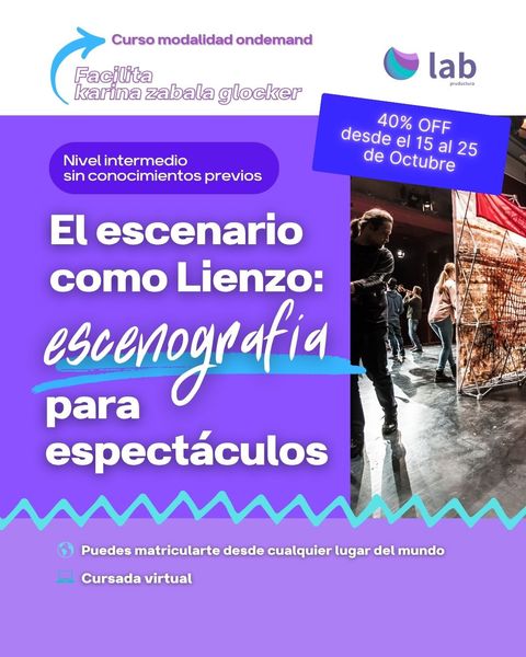 Curso El escenario como lienzo: escenografía para espectáculos