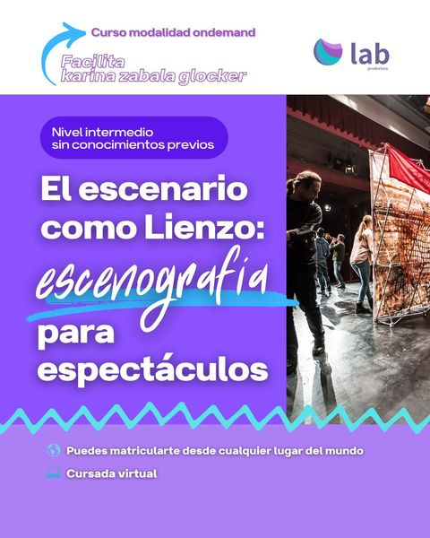 Curso El escenario como lienzo: escenografía para espectáculos