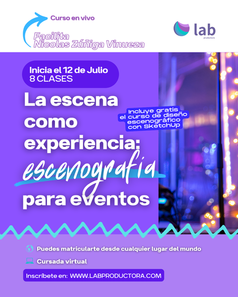 La escena como experiencia: escenografía para eventos