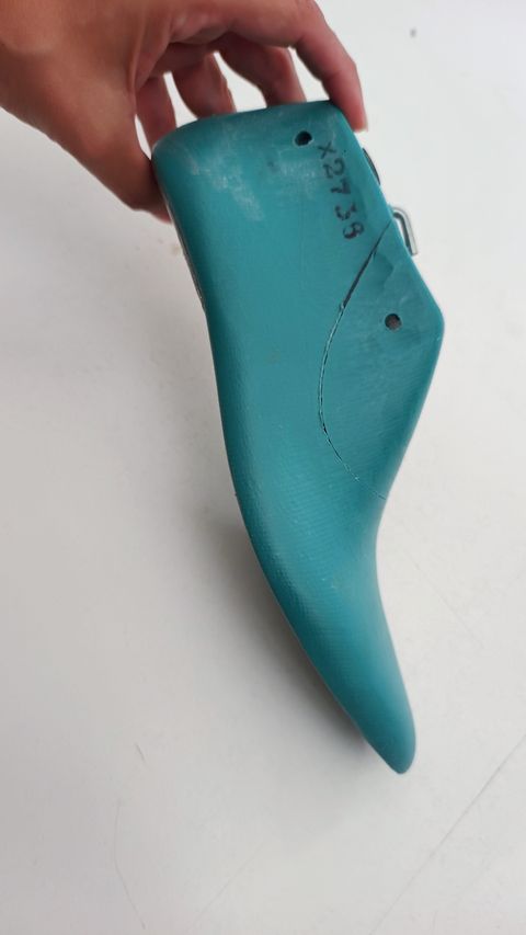 Horma en punta chata