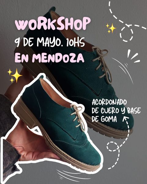 Taller de zapato acordonado