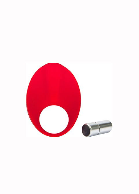 Caliber Vibrating Silicone Cock Ring