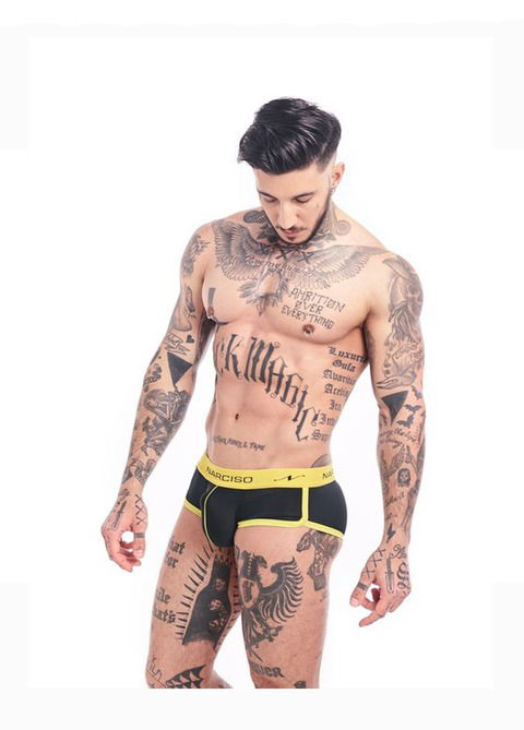 Slip Yago Negro/Amarillo