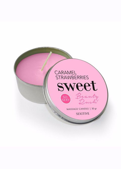 Massage Candle Sweet Beauty Rush Caramel Strawberries