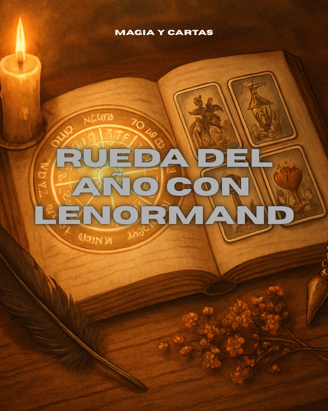 ✨ RUEDA DEL AÑO CON LENORMAND ✨(hasta 3 cuotas sin intereses)  - Por Mercado Pago