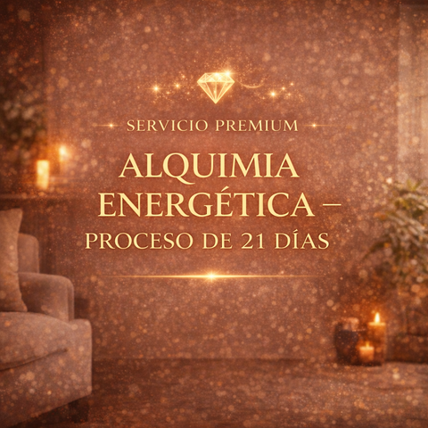 💎 SERVICIO PREMIUM: ALQUIMIA ENERGÉTICA (21 DÍAS). Valores en la descripción