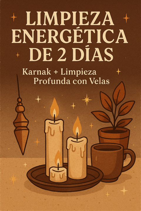 🔥✨ Limpieza Energética de 2 Días  Karnak + Limpieza Profunda con Velas (hasta 3 cuotas sin intereses)  - Por Mercado Pago