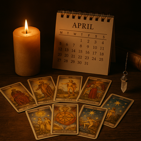 Tarot Mensual – Lectura completa para alinear tu mes 🔮✨🌙 