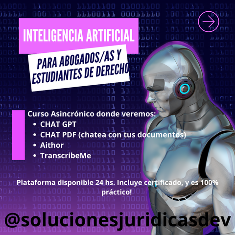 CHAT GPT para abogados/as y Estudiantes de Derecho