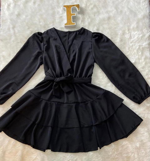 Vestido Lu Corto Negro 