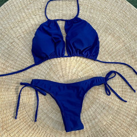 Bikini 2 piezas azul electrico talla L