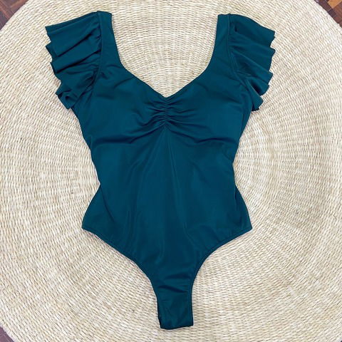 Bikini verde esme drapeado XL y XXL