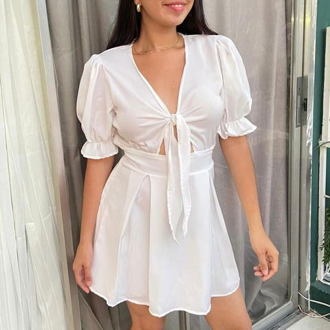 Vestido Dani blanco SM