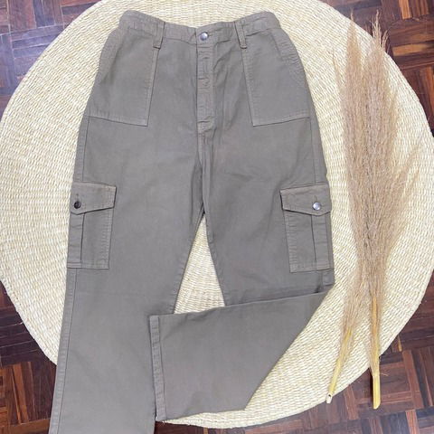 Pant cargo chocolate 