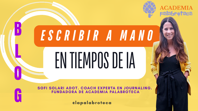 ESCRIBIR A MANO EN TIEMPOS DE IA