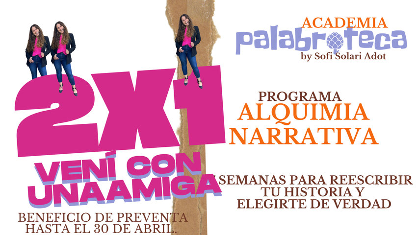 PROGRAMA ALQUIMIA NARRATIVA 🚀 21/5/26.👇 Online por zoom