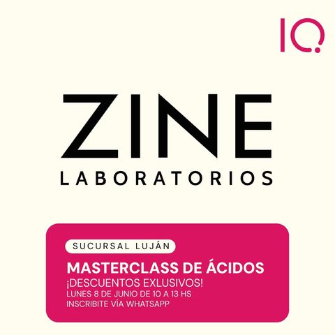 Masterclass Presencial: Ácidos - SUCURSAL LUJAN