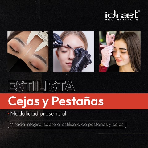 Carrera presencial: Estilista en cejas y pestañas