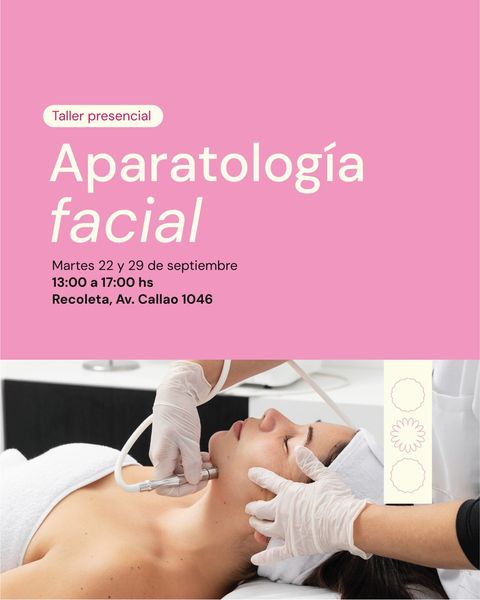 Taller presencial: Aparatología Facial 
