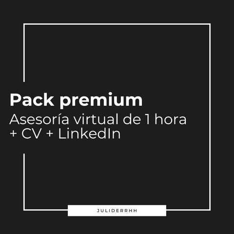 Pack Premium: Asesoría + CV + LinkedIn