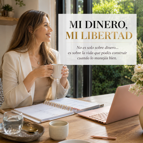 La guía financiera femenina para dejar de sobrevivir y empezar a construir una vida con libertad, estabilidad y abundancia.