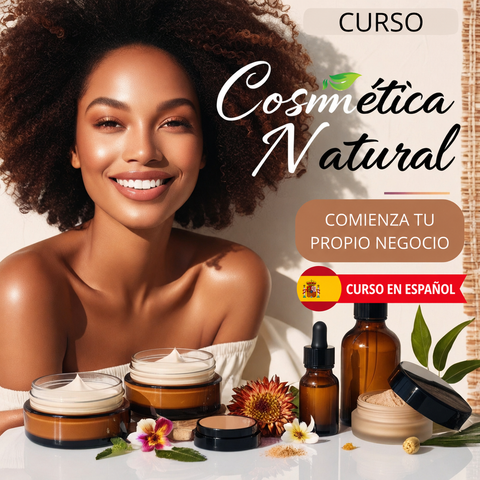 CURSO COMPLETO COSMÉTICA NATURAL + Derechos de reventa