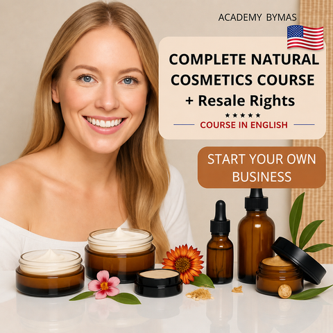 COMPLETE NATURAL COSMETICS COURSE + RESALE RIGHTS