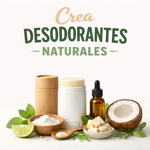 CURSO COMPLETO DE DESODORANTES NATURALES Y VEGANOS 