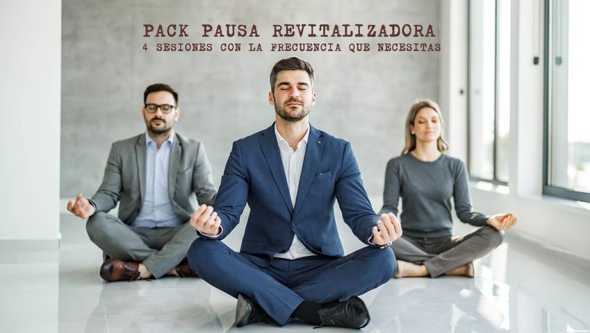  Pack - Pausa Revitalizadora – 4 Sesiones de Meditación de 30 min.