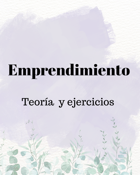 Ejercicios para Emprendedores