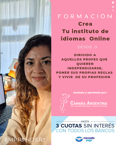 Creá tu Instituto de Idiomas Online desde  0 - Acceso por 6 Meses