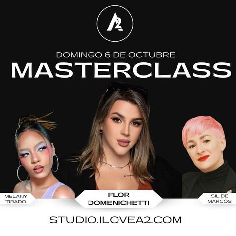 MASTERCLASS PRESENCIAL Domingo 6 de Octubre. Flor Domenichetti, Sil de Marcos y Melany Tirado