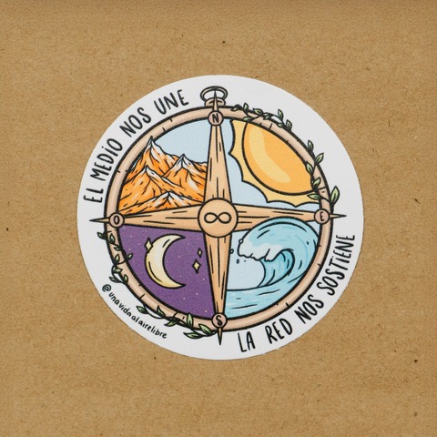 Sticker “La Aventura Nos Une”