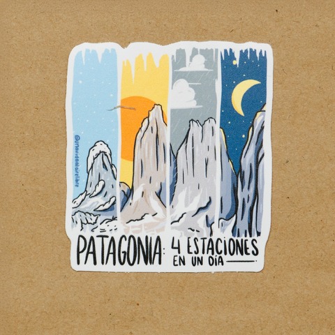 Sticker “Patagonia Impredecible”